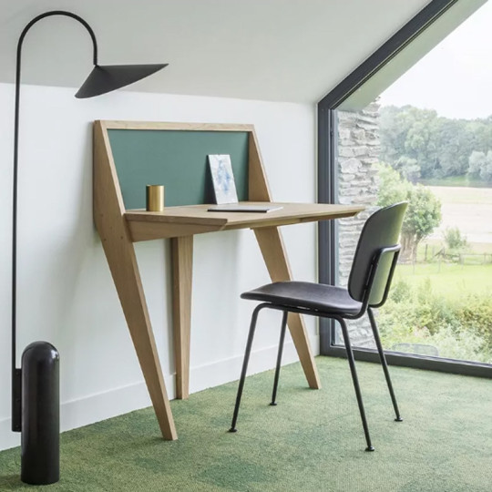 Drugeot Manufacture Compas solid oak desk - 14 colors