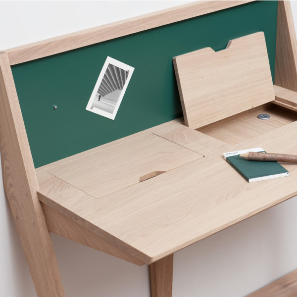 Drugeot Manufacture Compas solid oak desk - 14 colors