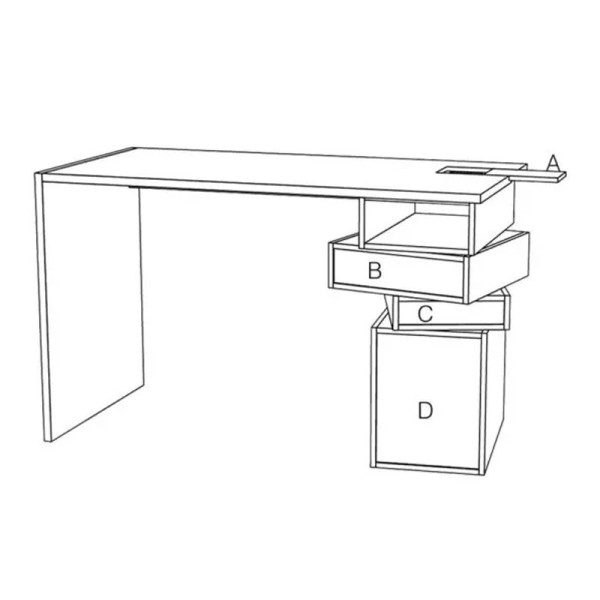 Drugeot Manufacture Empil solid oak desk - 14 colors