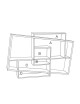 Drugeot Manufacture Console Isboa solid oak - 14 colors