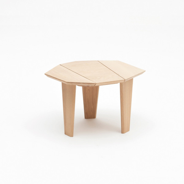 Drugeot Manufacture Bedside table Silex solid oak
