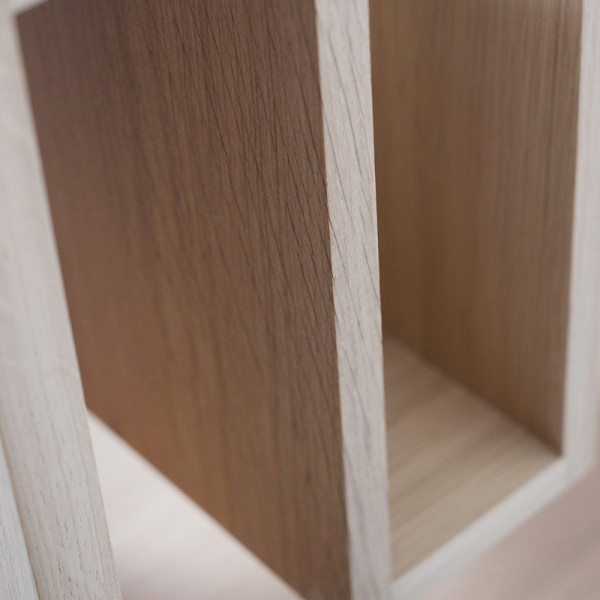 Drugeot Manufacture Bedside table Créneau solid oak - 14 colors