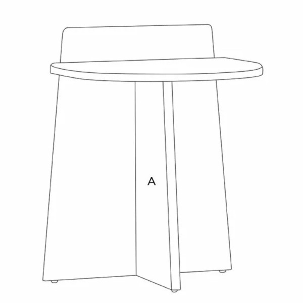 Drugeot Manufacture Bedside table Egée solid oak - 14 colors