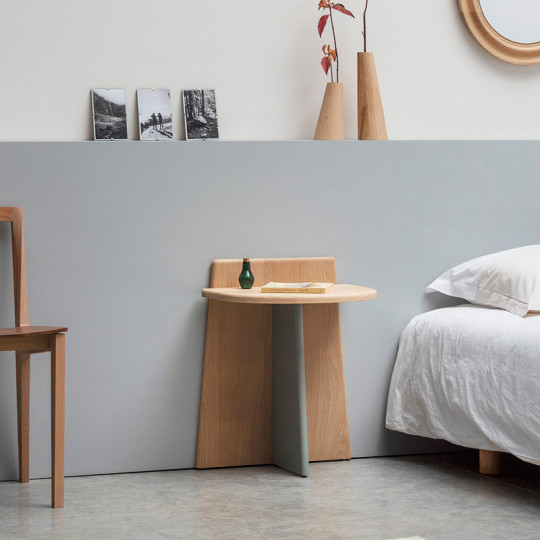 Drugeot Manufacture Bedside table Egée solid oak - 14 colors