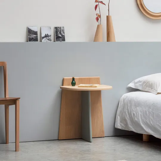 Drugeot Manufacture Bedside table Egée solid oak - 14 colors