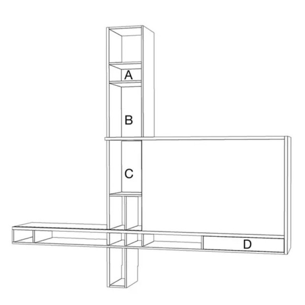 Drugeot Manufacture Ortho solid oak TV stand - 14 colors