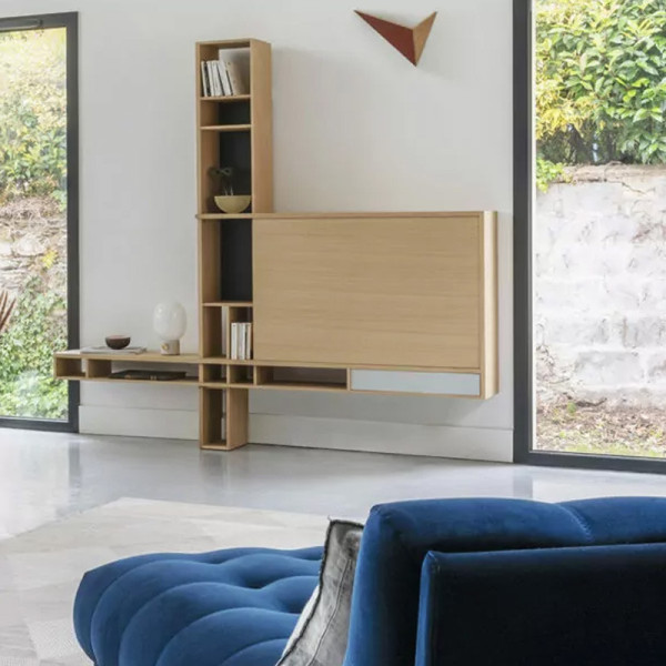 Drugeot Manufacture Ortho solid oak TV stand - 14 colors