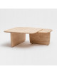 Drugeot Manufacture Coffee table Toi et moi solid oak