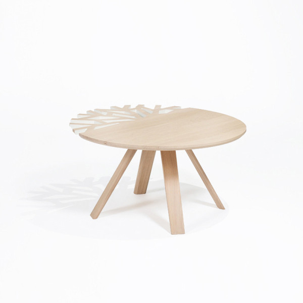 Drugeot Manufacture Canopée coffee table solid oak - 14 colors