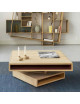 Drugeot Manufacture Cubocarré solid oak coffee table - 14 colors