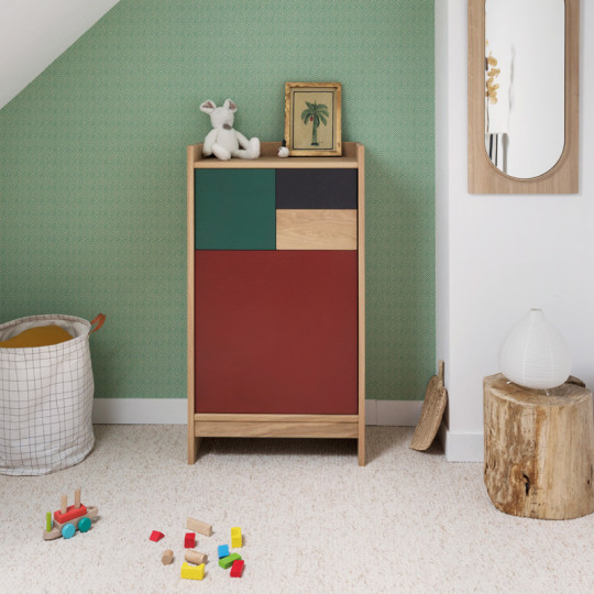 Drugeot Manufacture Chiffonier Bric 60 solid oak - 14 colors