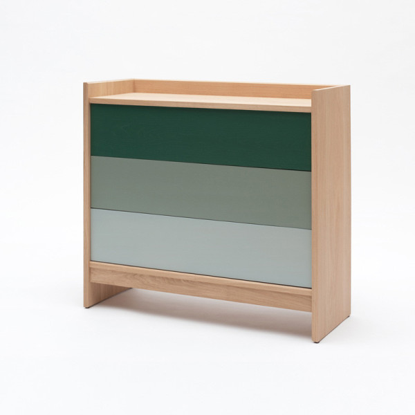 Drugeot Manufacture Bric solid oak chest of drawers - 14 colors