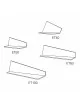 Drugeot Manufacture Pliage Shelf solid oak - 4 sizes 14 colors