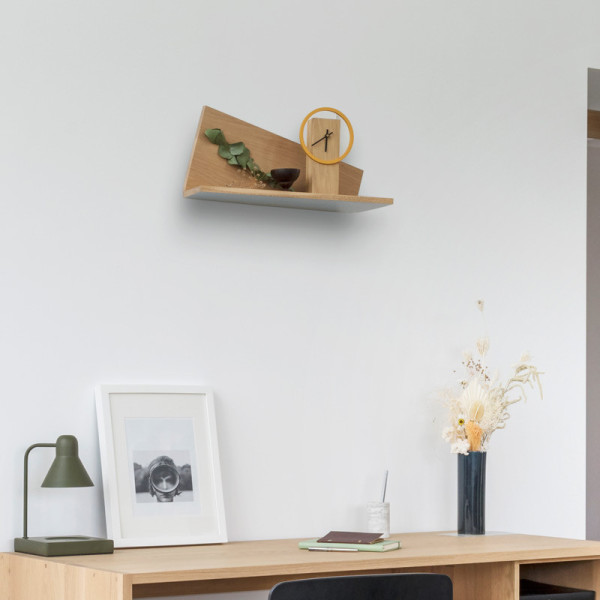 Drugeot Manufacture Pliage Shelf solid oak - 4 sizes 14 colors