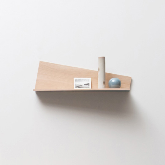 Drugeot Manufacture Pliage Shelf solid oak - 4 sizes 14 colors