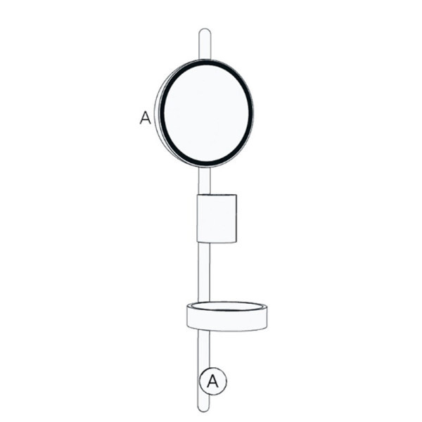 Drugeot Manufacture Satellite solid oak shelf valet - 14 colors