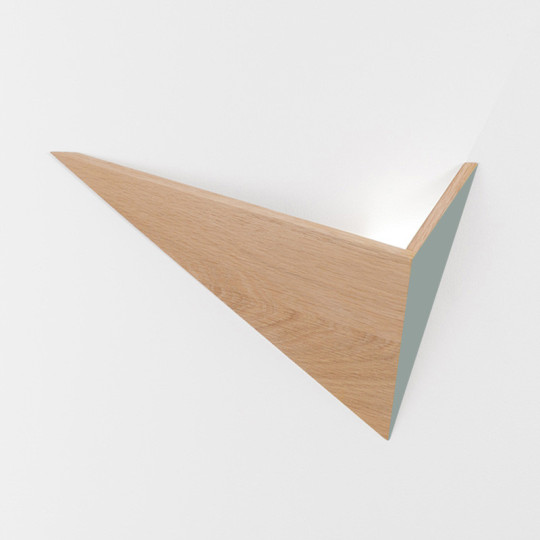 Drugeot Manufacture Flèche solid oak wall lamp - 14 colors