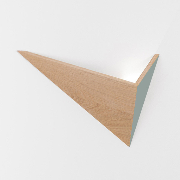 Drugeot Manufacture Flèche solid oak wall lamp - 14 colors