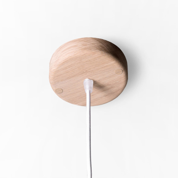 Drugeot Manufacture Nébuleuse pendant lamp solid oak - 14 colors