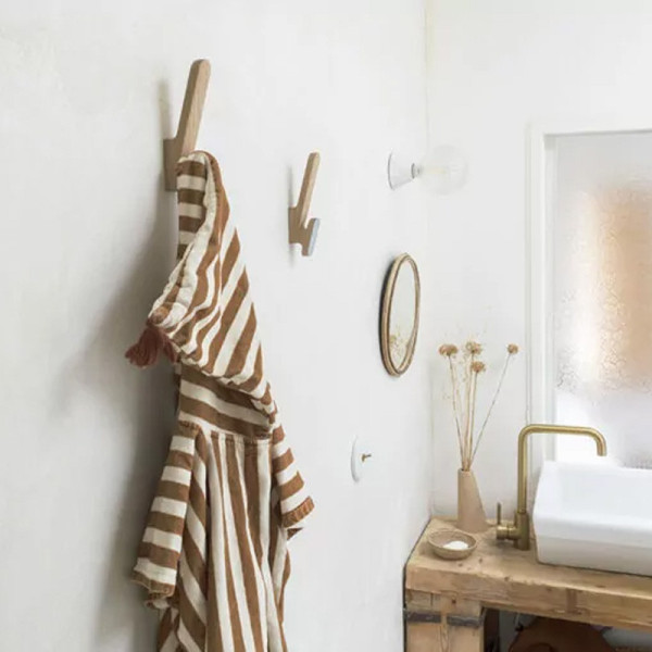 Drugeot Manufacture CL solid oak hook - 6 colors