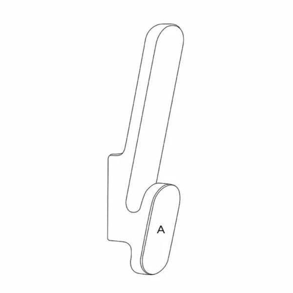 Drugeot Manufacture CL solid oak hook - 6 colors