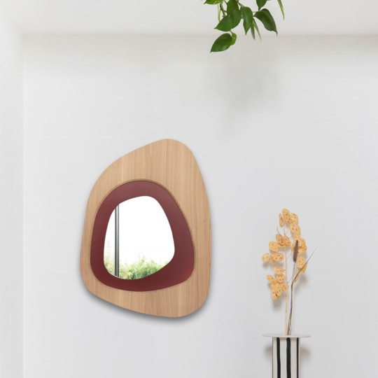 Drugeot Manufacture Galet Mirror solid oak - 14 colors