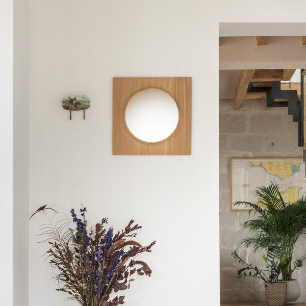 Drugeot Manufacture Circuit solid oak mirror - 2 shapes