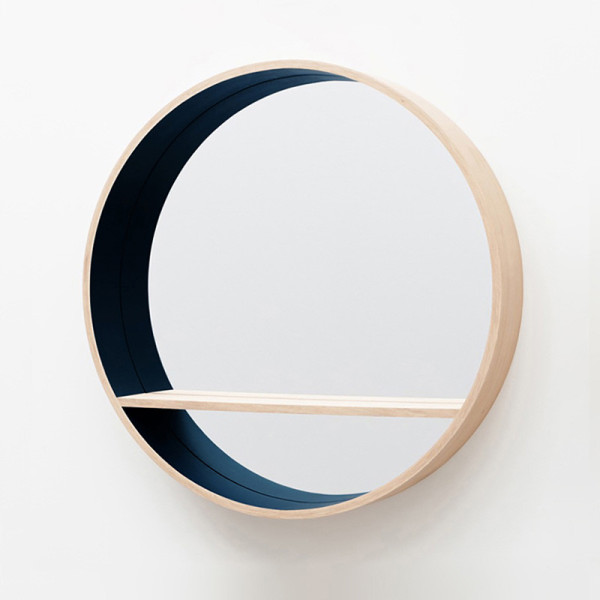 Drugeot Manufacture solid oak console mirror - 14 colors