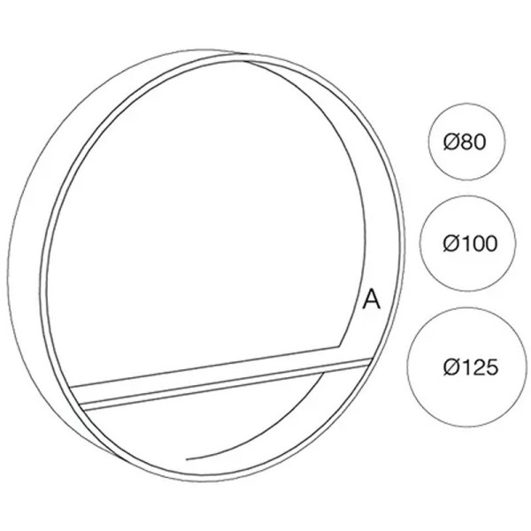 Drugeot Manufacture solid oak console mirror - 14 colors