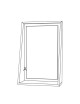 Drugeot Manufacture Float mirror shelf solid oak - 14 colors