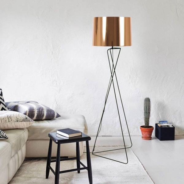 Luz Eva Marquise Design Floor Lamp Copper - 2 colors