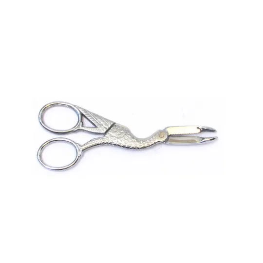 Roger Orfèvre sugar cutter stainless steel stork