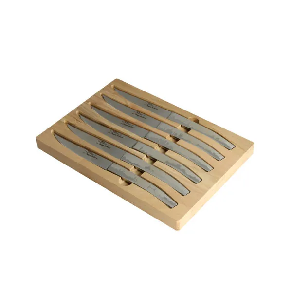 Roger Orfèvre Box of 6 Le Thiers Capitales knives