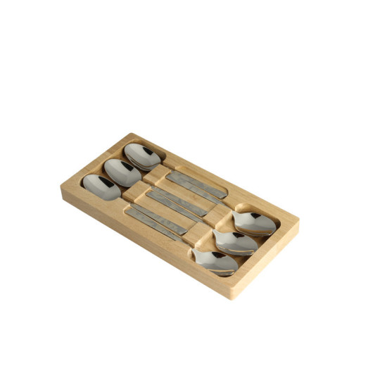 Roger Orfèvre Box of 6 teaspoons "Décors les arts"