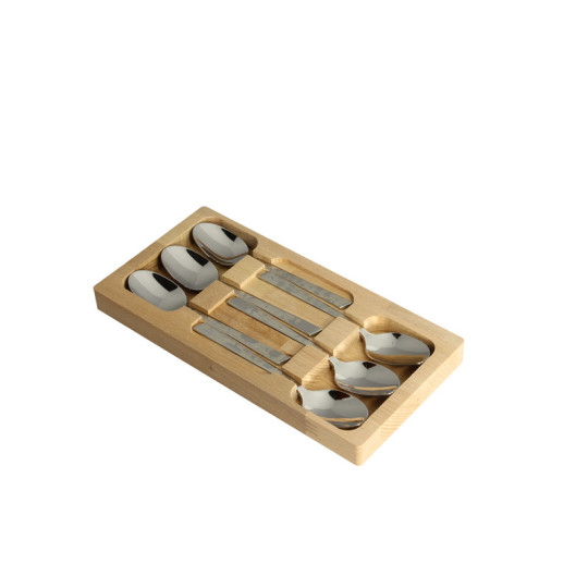 Roger Orfèvre Box of 6 teaspoons "Décors paysages"