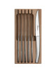 Roger Orfèvre Box of 6 Thiers stainless steel knives - 2 finishes