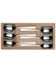 Roger Orfèvre Box of 6 Jazz stainless steel teaspoons - 2 finishes