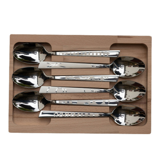 Roger Orfèvre Box of 6 table spoons Décors Maison