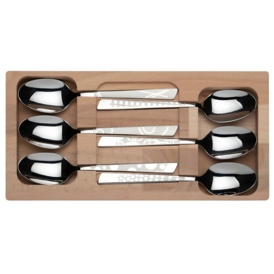 Roger Orfèvre Box of 6 teaspoons Décors Maison