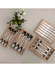 Roger Orfèvre Box of 6 forks "Décors maison"