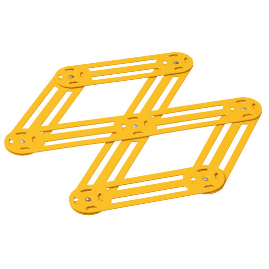 Roger Orfèvre 6-branched trivet Vintage stainless steel - 15 colors