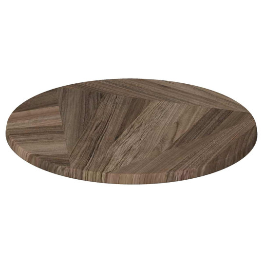 Plateau bistrot rond stratifié moulé - 50 coloris - 2 tailles