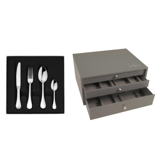 DEGRENNE Verlaine Mirror cutlery box 124 pieces