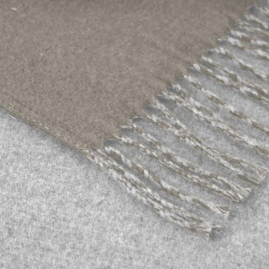 GARNIER THIEBAUT Duetto wool sofa throw blanket - 5 colors