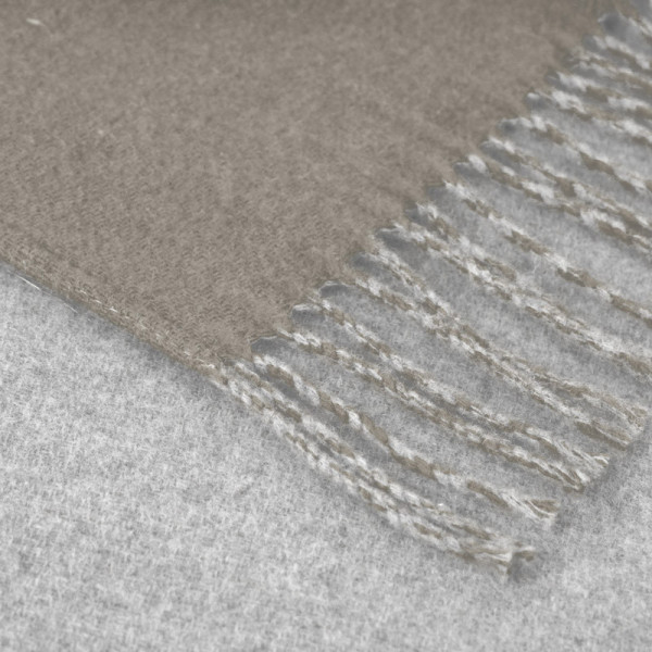 GARNIER THIEBAUT Duetto wool sofa throw blanket - 5 colors