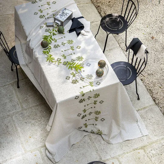 Alexandre Turpault Barbade tablecloth 100% linen - 3 sizes