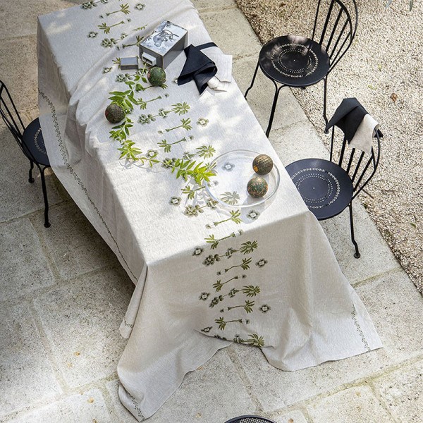 Alexandre Turpault Barbade tablecloth 100% linen - 3 sizes