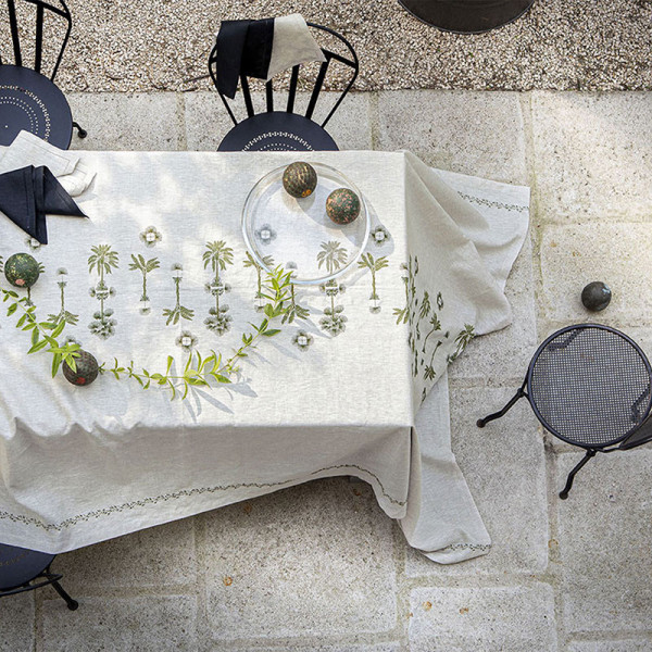 Alexandre Turpault Barbade tablecloth 100% linen - 3 sizes