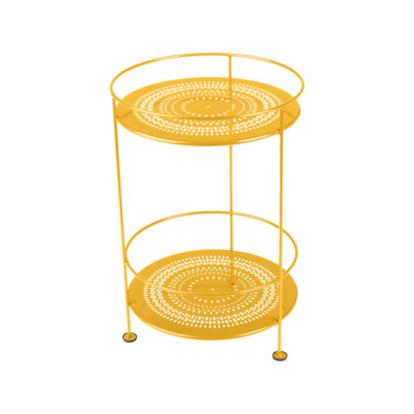 FERMOB Guinguette Perforated pedestal table - 20 colors