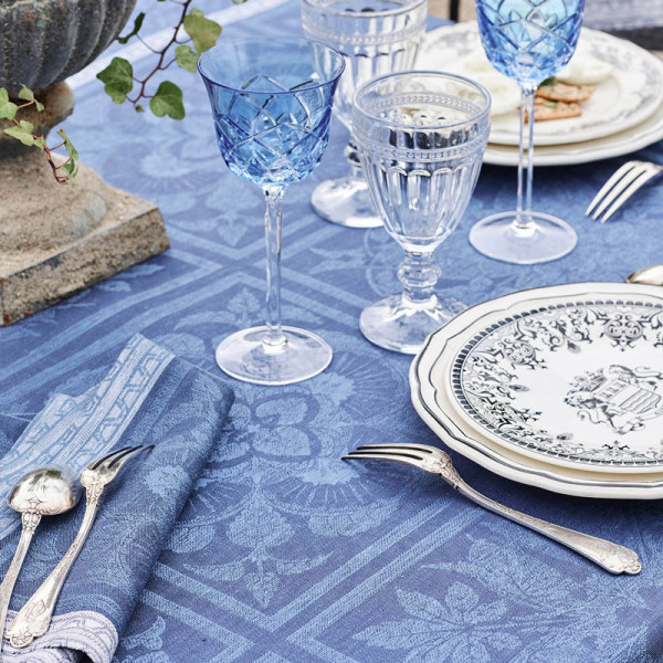 Garnier Thiebaut Tablecloth Blue Harmonie  - 3 sizes